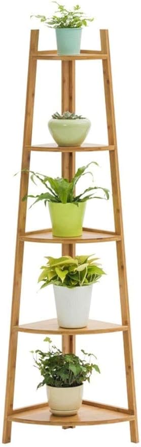 Amazon Co Jp 鉢植え スタンド 植物棚 園芸ラック 植木鉢スタンド プランタースタンドおしゃれ花台 工場では 屋内ガーデニング ラックスタンド 5階建てのプラントスタンド 木製のフラワーポットの表示は 現代のミニマリスト装飾花はフラワーポットの表示をスタンド