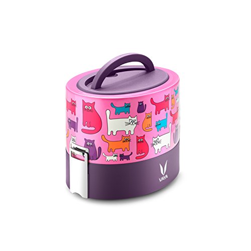 Vaya Tyffyn 20 Oz Cats Vacuum Insulated Lunch Box Without