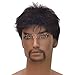 GOOACTION Mens Short Charming Dark Brown Wig for Male Synthetic Hair Wigs