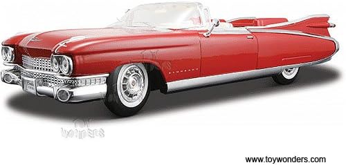 36813r Maisto Premiere - Cadillac Eldorado Biarritz Convertible (1959, 1:18, Red) 36813 Diecast Car Model 1 18 Vehicle Toy Auto Automobile Metal