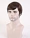 Cool2day Fashion Men's Short Layered Wig (Model: Jf010471) (Dark Brown)