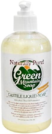 Unscented Liquid Soap Pump 8oz liquid soap by Green Mountain Soap