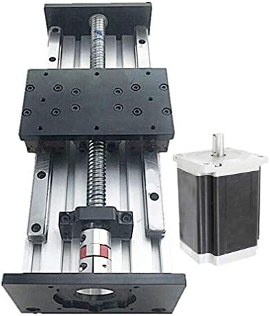 tanstool linear guide slide module with double track ball screw overload linear actuator with Nema34 stepper motor, effective stroke 1200mm SBX series SFU2005