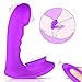 Smart Heating Wearable Vibrator, G-Spot Clitoris 2 in 1 Stimulation with 7 Powerful Vibrating Modes,Waterproof Realistic Dildo Vibrator Sex Toys for Woman and Couples