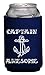 Funny Guy Mugs Captain Awesome Neoprene Can Coolie, Navy