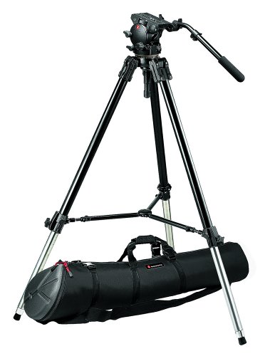 Manfrotto Pro Video Support System w/528XB Tripod Legs, 526 Pro Video Head and MBAG120P Padded Tripod Case