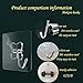 MOKARO Wall Adhesive Heavy Duty Hooks - Value Pack Large Utility Hooks Without Nails,Clear Hanging Hooks Value Pack for Kitchen Bathroom Office Decorations