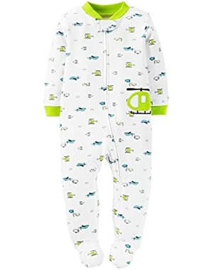 Carter's Just One You Baby Boys Plane Sleep N Play White/Multi