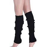 Creazy® Women Pure Colour Boot Cuffs Warmer Knit Leg Sockings