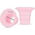 Maymom 20 mm Flange Insert Pink Compatible with Elvie Single/Double Electric, Elvie Stride Cup (24mm), Compatible with Medela PersonalFit Flex Shield, Not Original Elvie Replacement Parts
