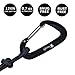 Favofit 12KN Heavy Duty Aluminium Carabiners (Weight Limit at 2697 lbs Each), Carabiner Clips for Hammock, Camping, Hiking, Backpacking, Keychain, Dog Leash & Harness etc.