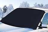 Gelibo Car Windshield Snow Cover,Heavy-Duty Durable Sun Shade Snow,Ice,Frost Protector Waterproof for Cars,Standard Pickup,SUV