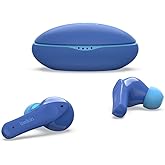 Belkin Soundform Nano - Bluetooth Earbuds for Kids with Built-in Microphone, 24H Battery Life, 85dB Safe Volume Limit - Kids Bluetooth Earbuds for iPhone, iPad, Galaxy & More - Blue