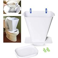 SimplyImagine SprayStand - Cloth Diaper Sprayer Splatter Shield - Contains Spray and Debris When Rinsing Cloth Diapers, Clothing, Shoes, and More in Toilet Spray Bucket Pail