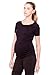 Ingrid & Isabel Women's Maternity Seamless Short Sleeve Active Top, Black, Small