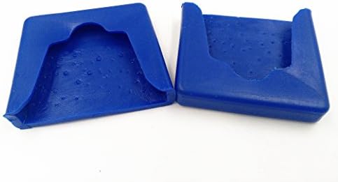 Tipu 10-Pcs 3/4" Cushion Clamp Pads, Pipe Clamp Pads (Blue)
