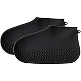 Waterproof Shoe Covers for Kids, Women & Men. Reusable, Anti-Slip, Dustproof & Rainproof Silicone Rubber Overshoes, Rain Footwear Protectors, Outdoor, Cycling, Biking, Walking. Sustainable & BPA Free.