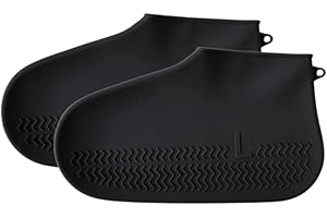 SPLANDIN Waterproof Shoe Covers for Kids, Women & Men. Reusable Dustproof & Anti Slip Silicone Rain Shoe Covers, Sustainable & BPA Free. Overshoes Protectors.