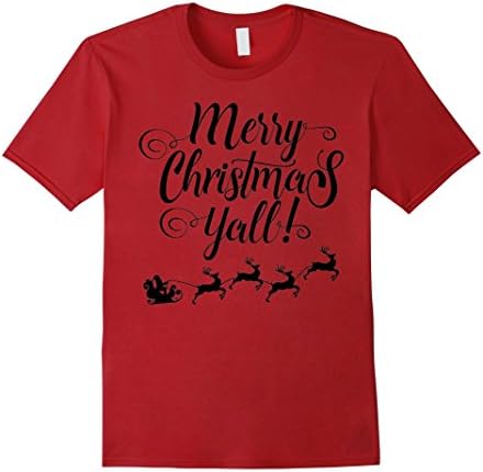 Merry Christmas Yall Xmas T-Shirt