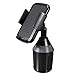 Islandse Weathertech CupFone Universal Adjustable Cup Holder Car Mount for Cell Phones Black