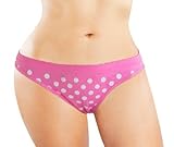 Anigan StainFree Seamless Bikini Polka Dots Menstrual Period Panty - Pink - Small