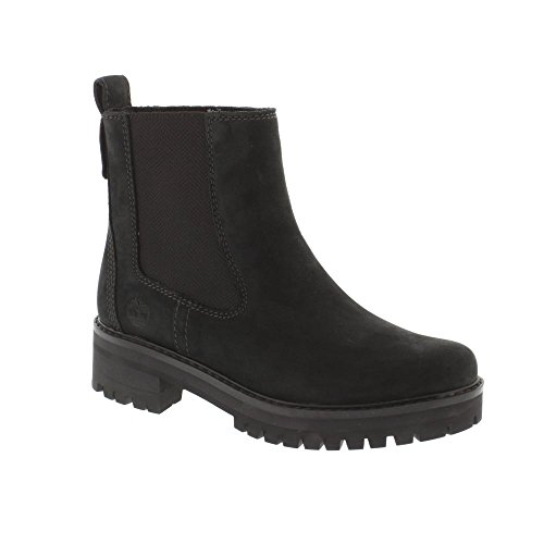timberland women's courmayeur valley pull on boots black