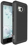 HTC U11 Case, OEAGO HTC U11 Case [Shockproof] [Impact Protection] Hybrid Dual Layer Defender Protective Case Cover for HTC U11 (2017 Release) - Black