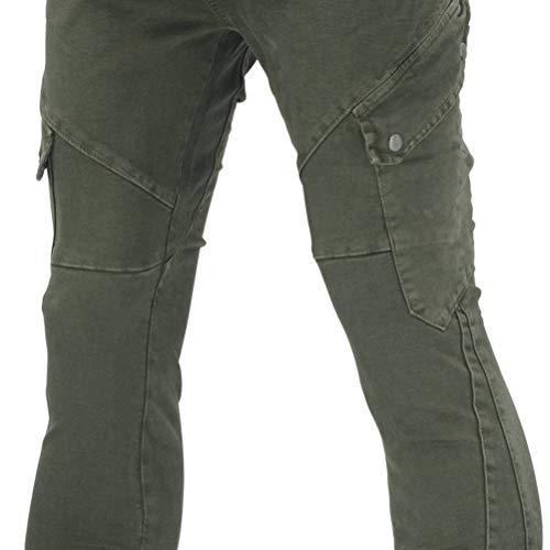 image for Takuey Men Women Motorcycle Riding Jeans Protective Pants Knight Hocke