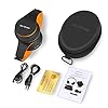Wireless-Bluetooth-Over-Ear-Stereo-Foldable-HeadphonesWireless-and-Wired-Mode-Headsets-with-Soft-Memory-Protein-EarmuffsBuilt-in-Mic-for-Mobile-Phone-PC-Laptop-Black-Organge Wireless Bluetooth Over Ear Stereo Headphones, Wireless and Wired Mode Headsets with Soft Memory-Protein Earmuffs, Built…