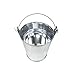 6pcs Metal Mini Bucket Candy Box Buckets with Handles Gift Pails for DIY Craft Floral Projects and Bridal Wedding Party Souvenirs Baby Showers (Silver)