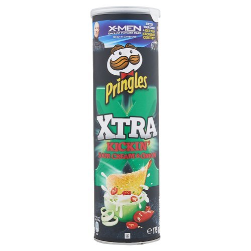 Pringles Xtra Kickin Sour Cream and Onion, 175g Amazon.co.uk Grocery