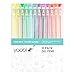 Yoobi Glitter Gel Pens 12-Pack | 12 Awesomely Bright Colors | No-Slip Grip | 1.0mm Medium Tip