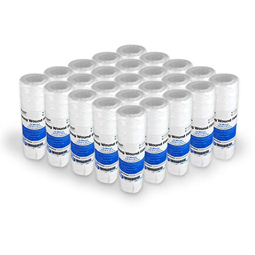 String Wound Sediment Water Filter Cartridge Standard 2.5x10 10 Micron 25 Pack