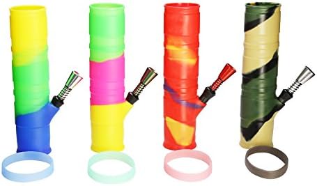 Mini Folding Portable Hookah Silicone Smoking Accessory Tobacco Free (Camo color)