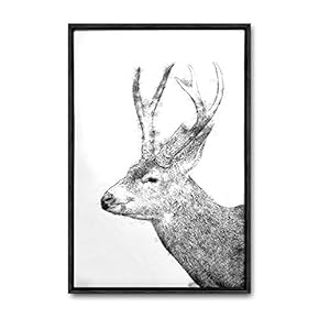 Framed Canvas Wall Art Animals, Flowers, Birds Canvas Prints Home Artwork Decoration for Living Room, Bedroom - 16x24 inches
