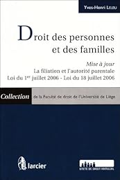 Droit des personnes et des familles