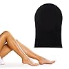 Reusable Self-Tan Application Mitt Self Tanning Glove, Easy Soft No Mess Application, Black (x1 Self Tan Mitt)