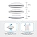 Noffa Memory Foam Pillow Neck Support Pain Relief with Washable Pillow Case Bed Pillow, Queen Size
