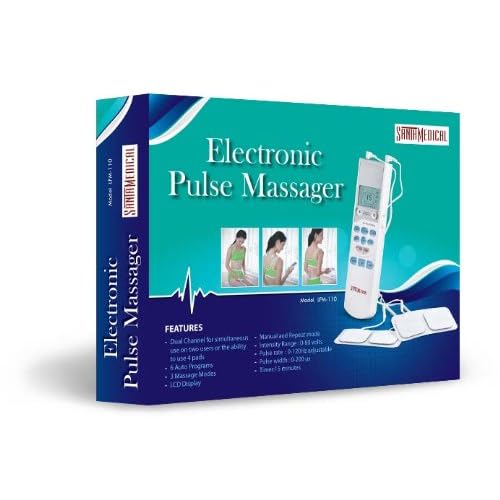 Tens Handheld Electronic Pulse Massager Unit - Excellent Muscle Stimulator for Electrotherapy Pain Management image