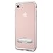 Spigen Crystal Hybrid iPhone 7/iPhone 8 Case with Water-Mark Free Clear Case and Magnetic Metal Kickstand for Apple iPhone 7 (2016)/iPhone 8 (2017) - Rose Gold