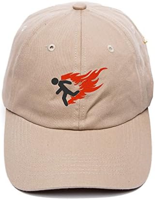 Dad Hat Team Cap Burning Man Embroidered For Women And Men
