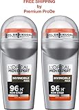 L'ORÉAL Men Expert - Deodorant Roll-On Invincible Man, 2 x 50 ml