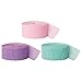 Andaz Press Crepe Paper Streamer Hanging Party Decorations Kit, 240-Feet, Pastel Pink, Lavender, Seafoam Mint Green, 1-Pack, 3-Rolls, Easter Unicorn Colored Wedding Baby Bridal Shower Birthday Supply