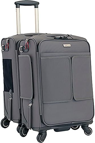 TACH Luggage 2 Piece Connecting Carry-on (Grey)