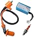 Racing Ignition Coil 5 Pins AC CDI Box for GY6 4-Stroke 50cc 70cc 90cc 110cc 125cc 150cc Scooter ATV Go Kart Moped Quad Pit Dirt Bike With 3 Electrode Spark Plug primary