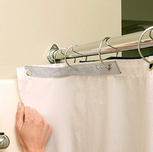 Slipx Solutions Shower Curtain Splash Guards Holds Liner To Wall
