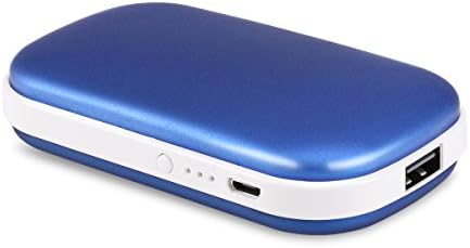 Trofoty 2 in 1 Rechargeable Hand Warmer Power Bank, 5200mAh USB Electric Double-Side Heater Pocket Warmer for Winter Skiing Backpacking &amp; Portable Power Bank for iPhone Samsung Galaxy Mobile Phones