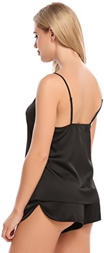 SloMes Sexy Sleepwear for Women Pajama Short Set Casual 2 Piece Sleepwear