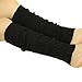 Oksale Women Warm Soft Crochet Knitted Boot Cover Cuff Leg Warmers (Black)