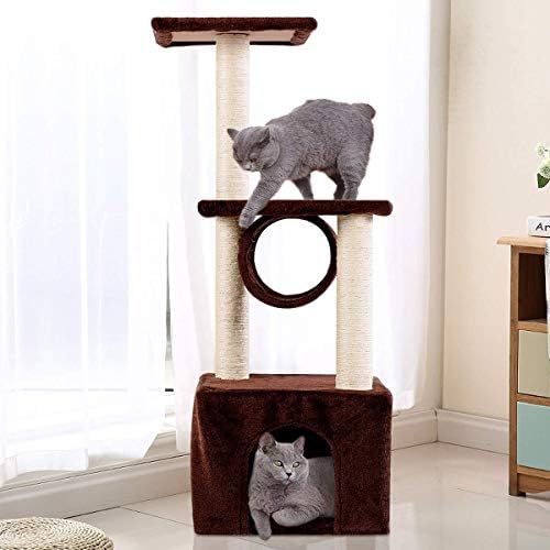 Cat Tree TriplePlatform Condo Kitten Pet House Cat Tower Furniture